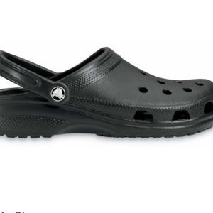 Crocs and it is in good condition and straight Outta the box